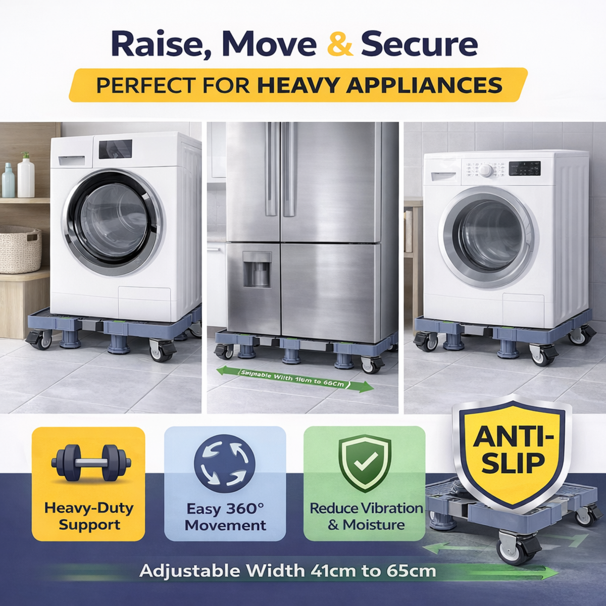 Adjustable Appliance Base Stand