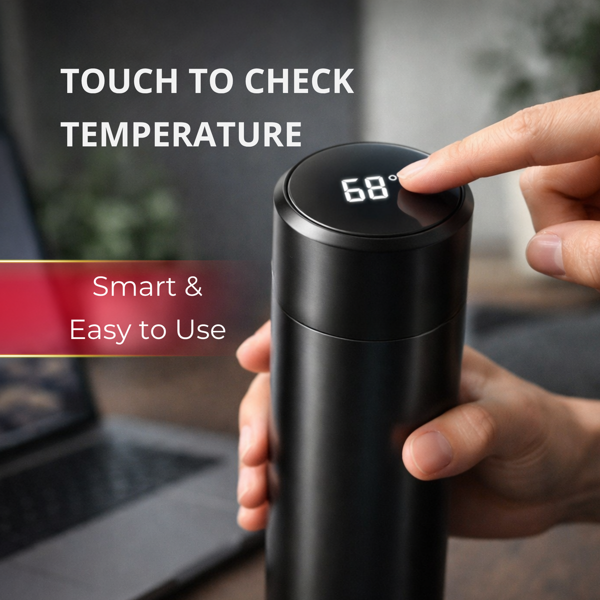 Smart Display Water Bottle
