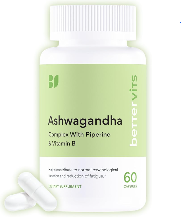 Organic Ashwagandha Root Extract with Black Pepper for Absorption